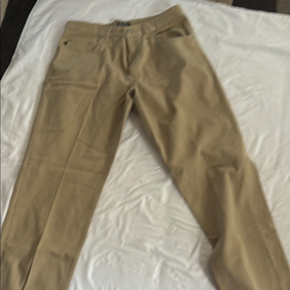 Ralph Lauren Tan Chinos Relaxed Fit Cotton